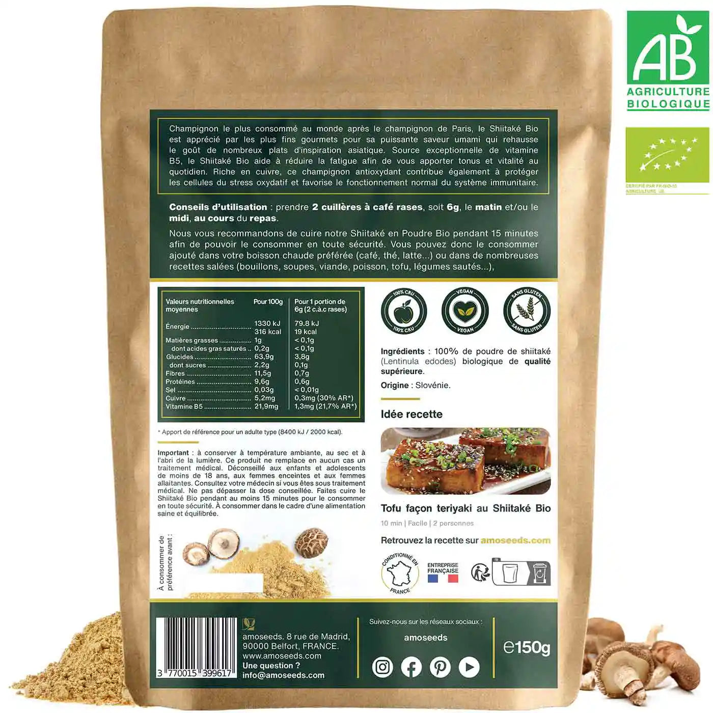 amoseeds-shiitak-en-poudre-bio-150g-cuisine-umami image 6