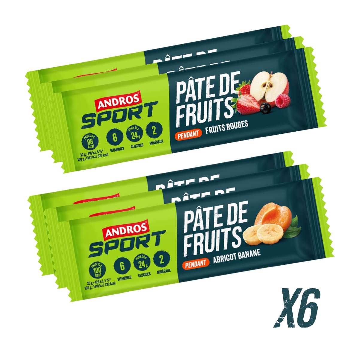 andros-sport-p-tes-de-fruits-assortiment-6x30g-abricot-banane image 2