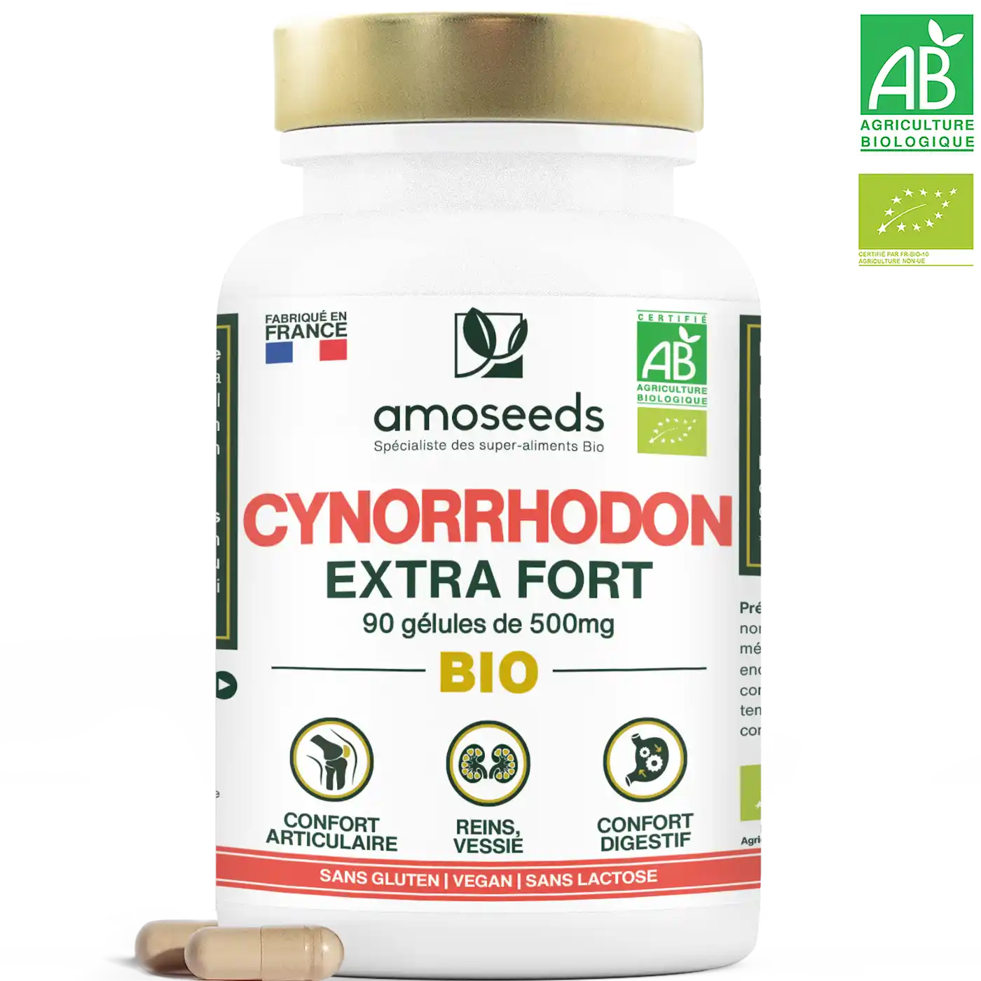 amoseeds-cynorrhodon-bio-extra-fort-90-g-lules-articulations image 1